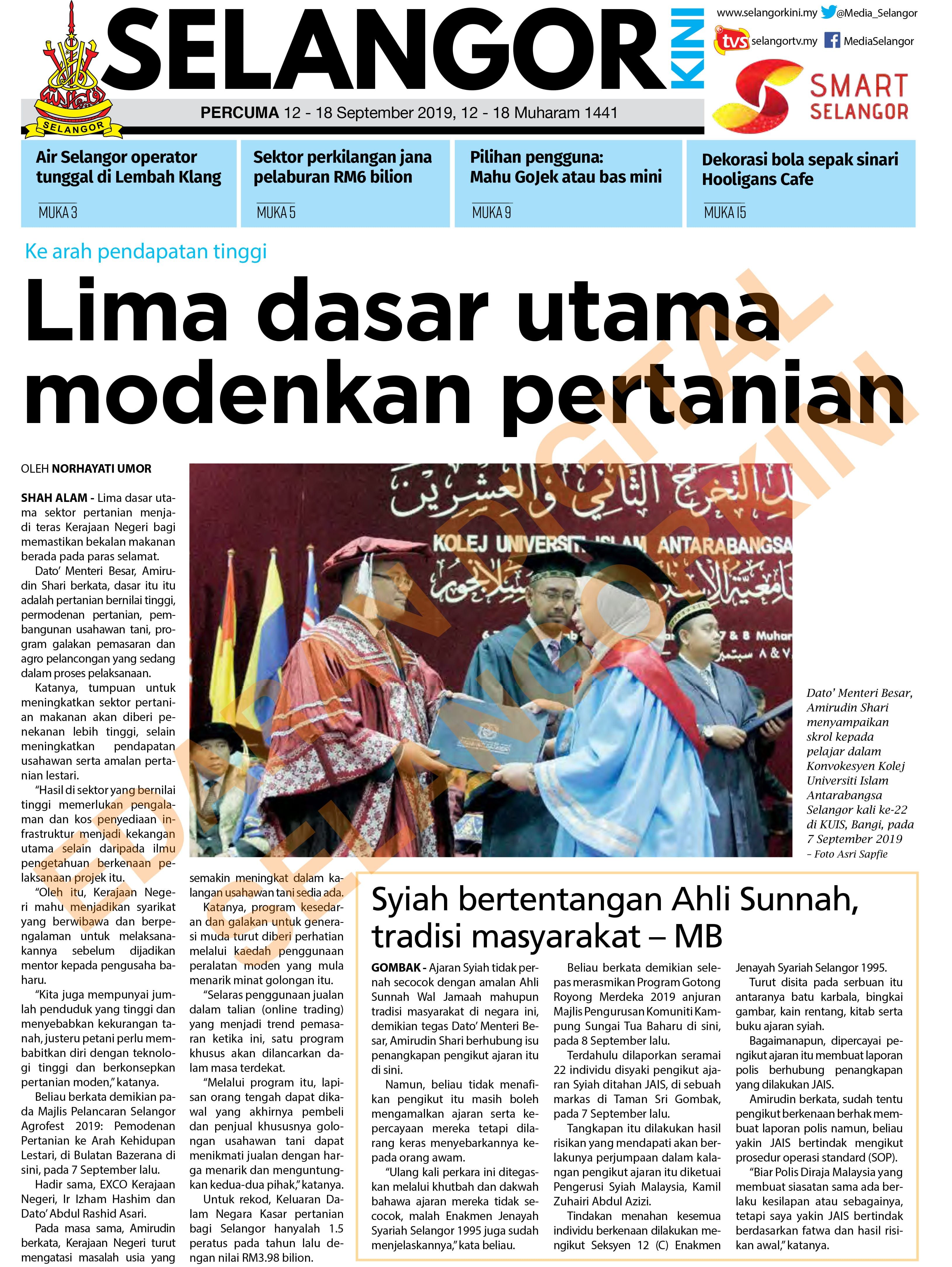 SelangorKini 12 - 18 September 2019