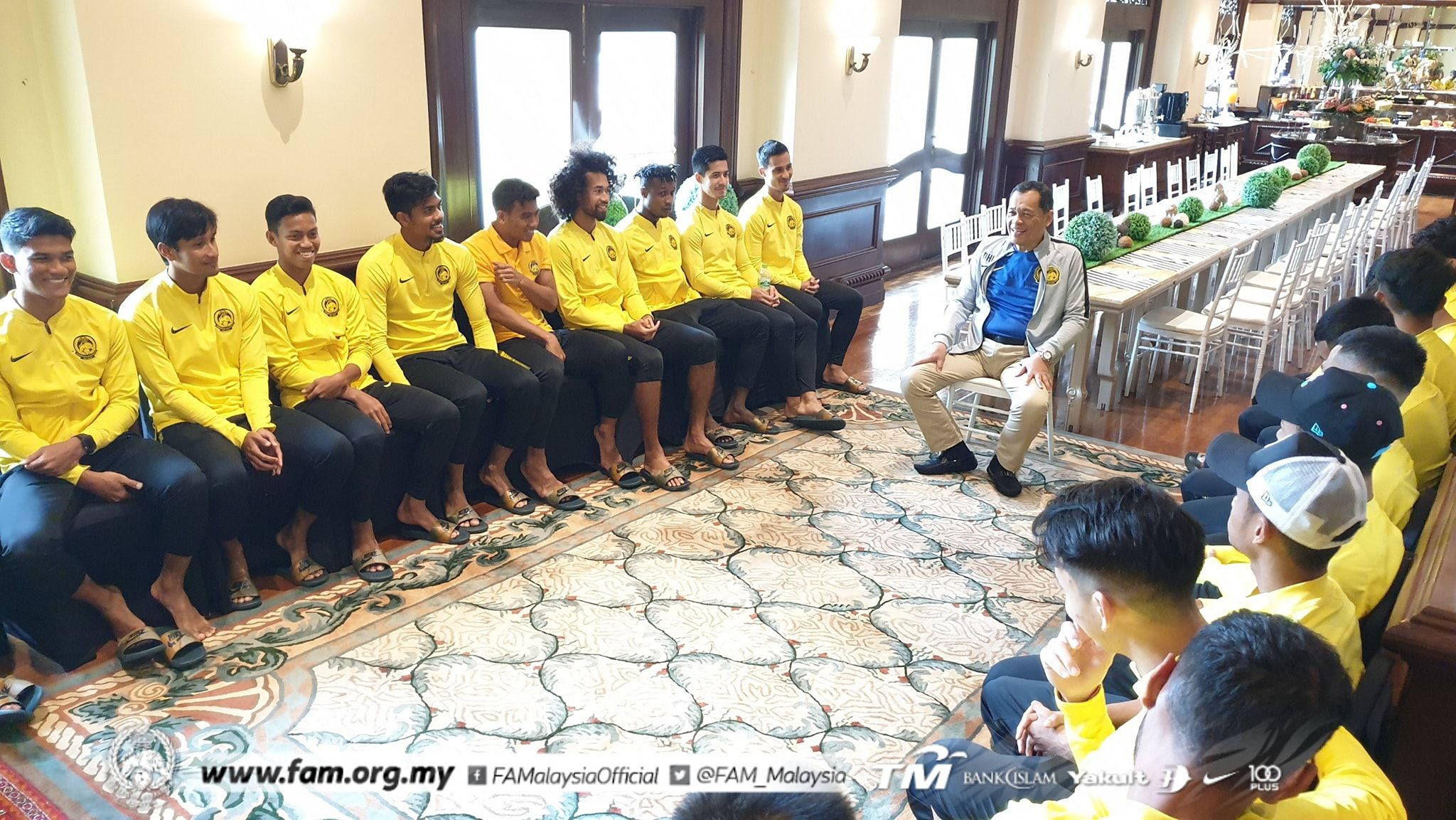 Presiden FAM suntik semangat kepada skuad Harimau Malaya