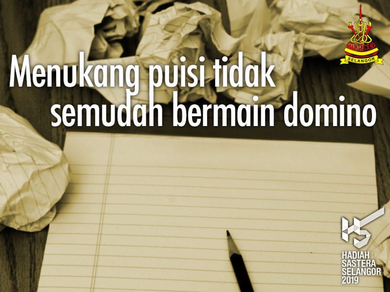 Menukang puisi tidak semudah bermain domino