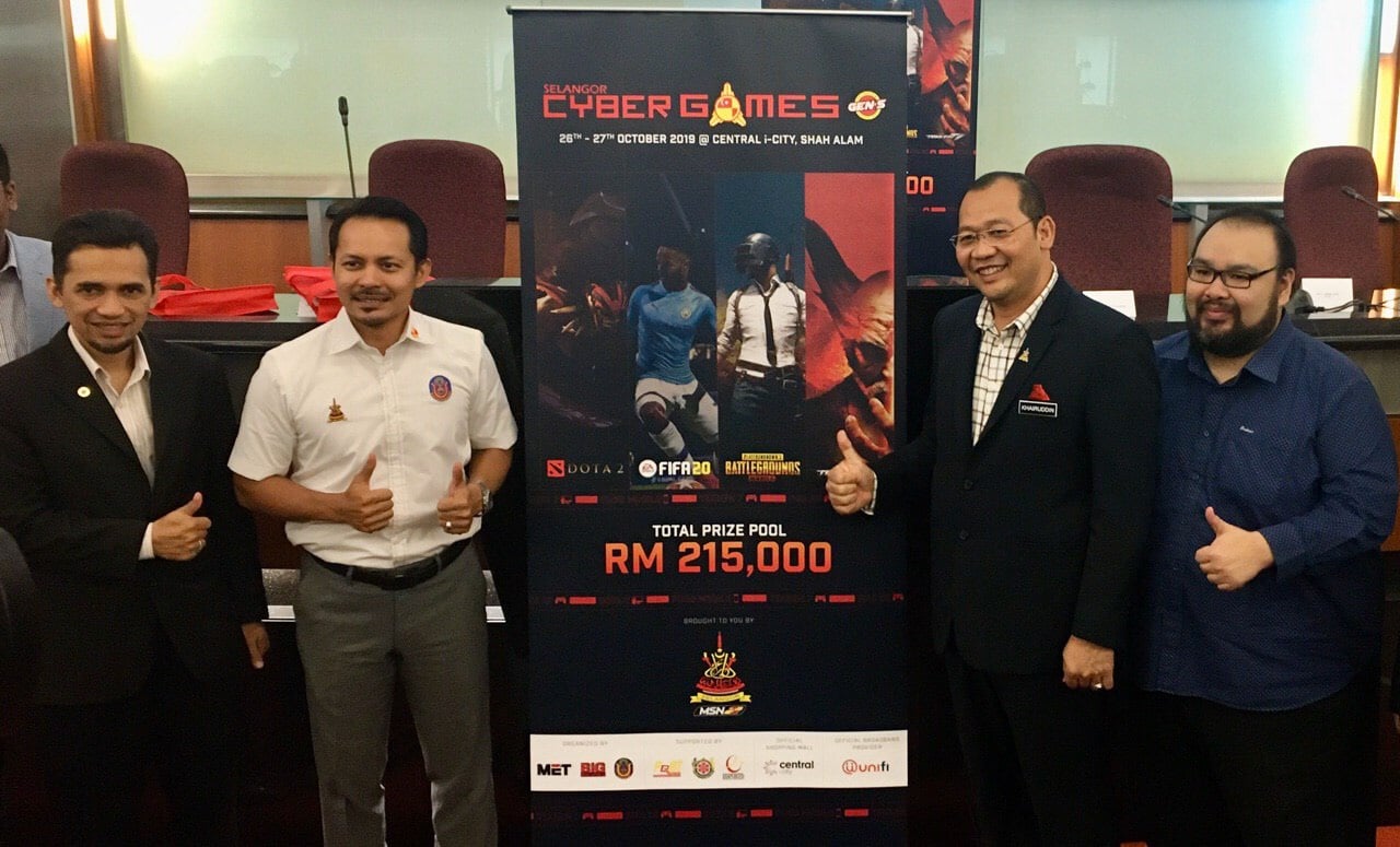 Selangor Cyber Games 2019 tawar hadiah lumayan