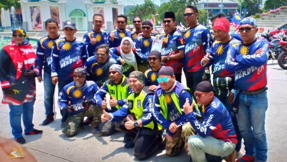 65 `bikers' Parlimen Kota Raja semarak Hari Kebangsaan 2019