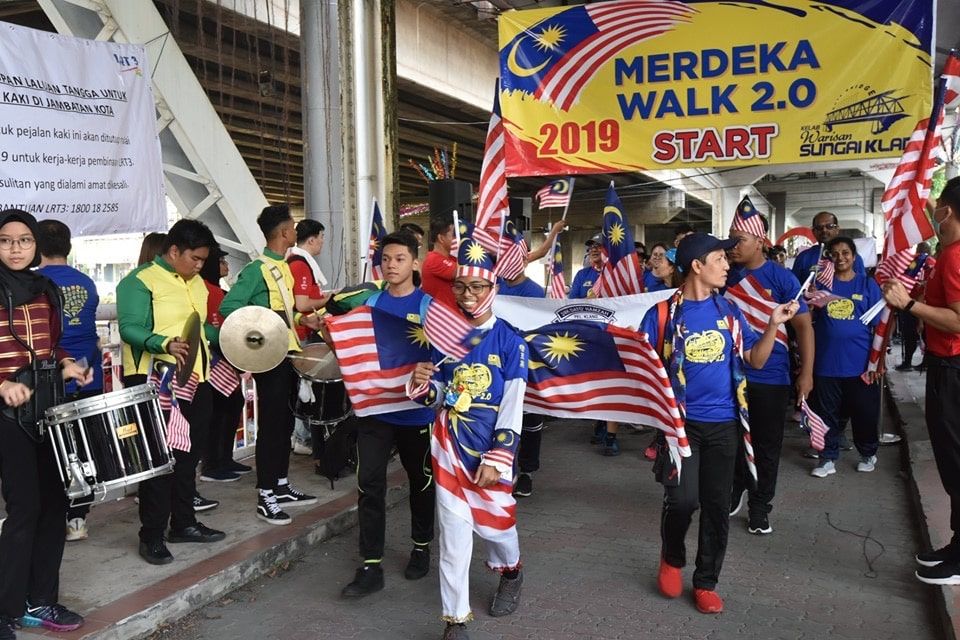 கிள்ளான் மெர்டேக்கா பாரம்பரிய நடைப்பயணம்: 5000 பேர் பங்கேற்றனர்