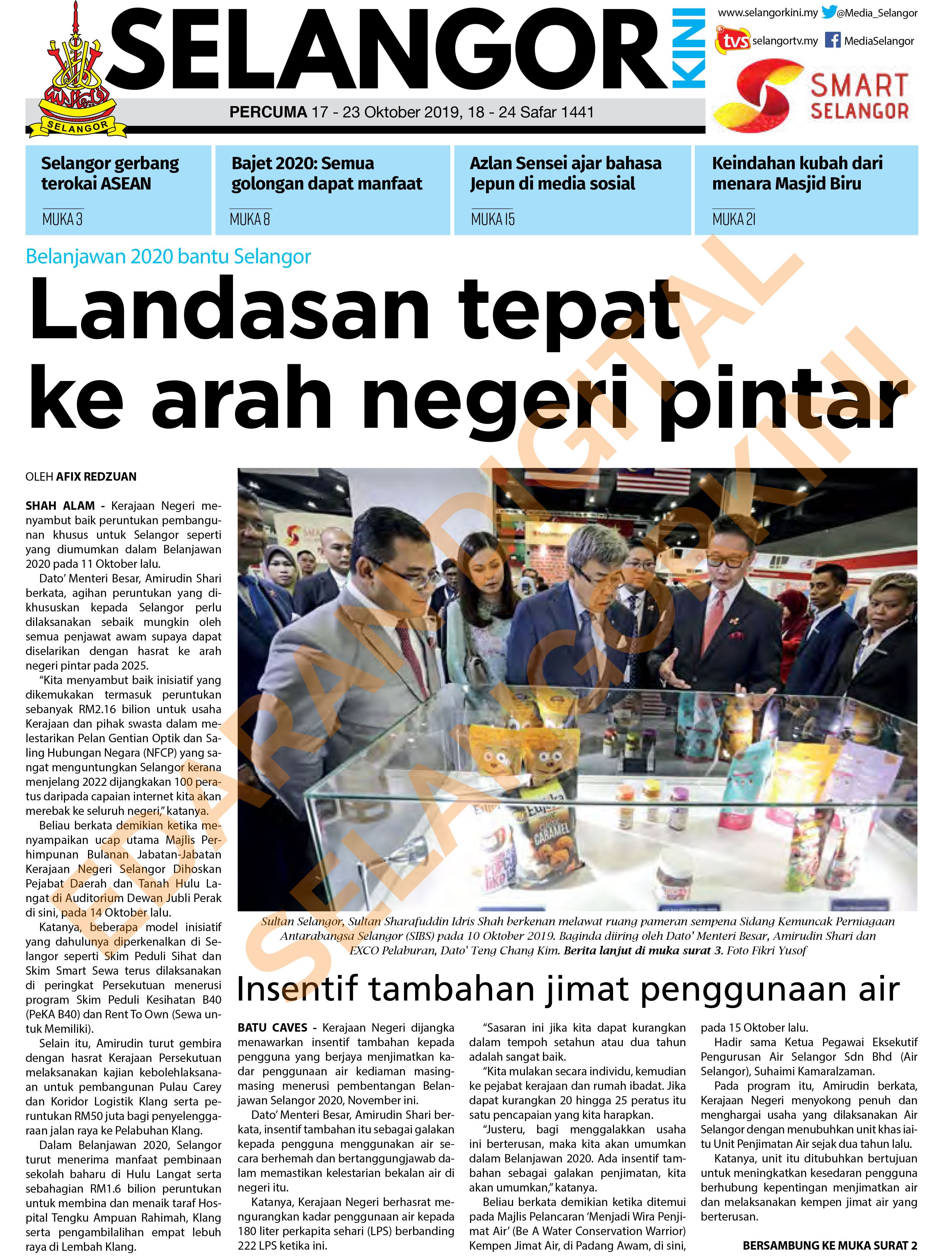 SelangorKini 17 - 23 Oktober 2019