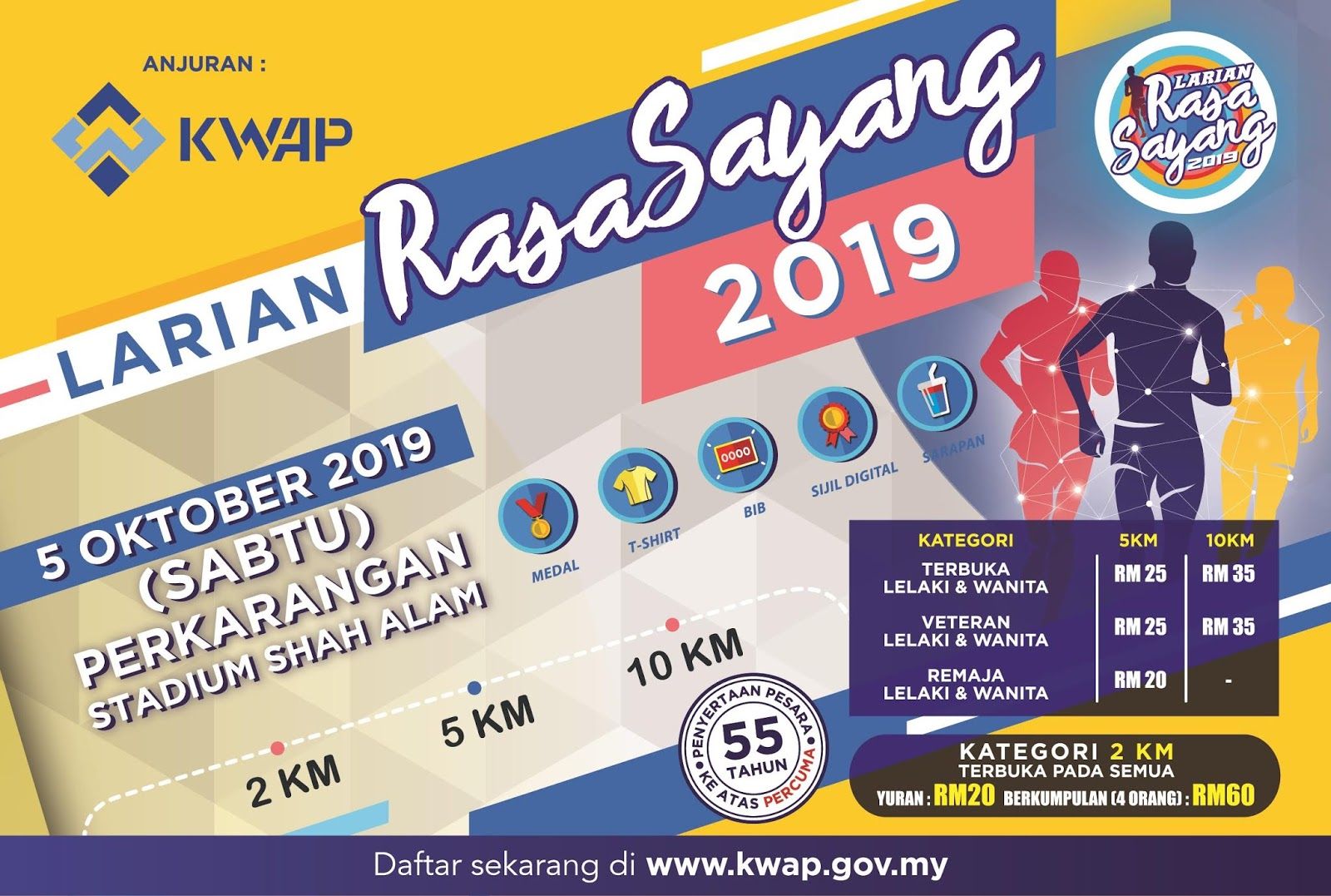 MBSA tutup sebahagian jalan sempena Larian Rasa Sayang