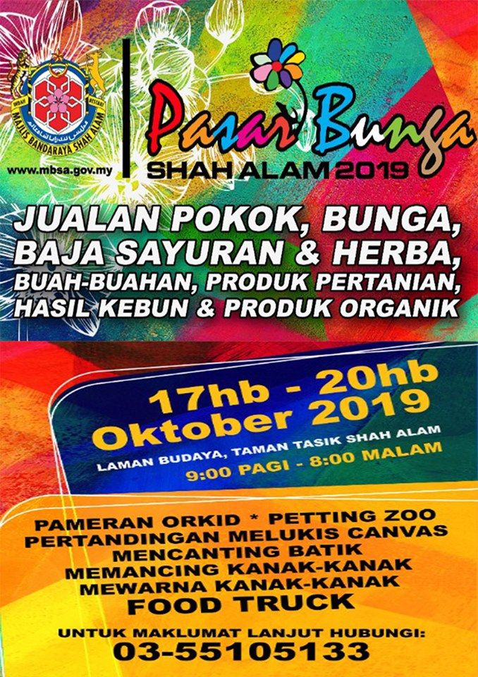 Jom ke `Pasar Bunga Shah Alam' esok