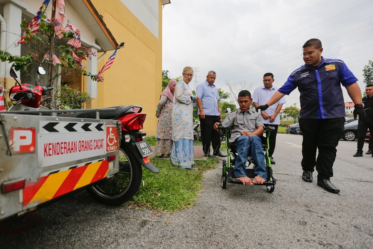 Cacat bukan penghalang untuk meminati bidang sukan
