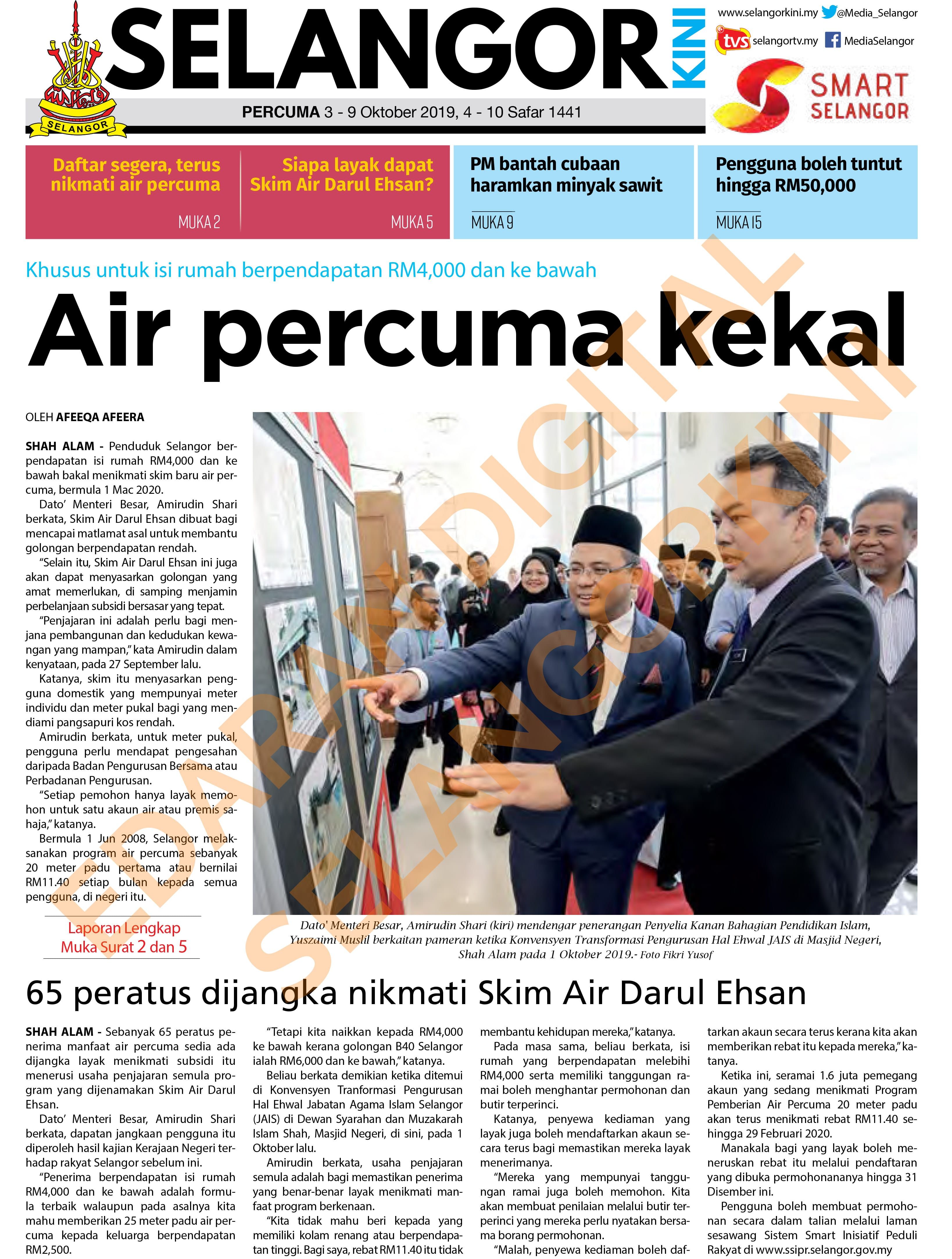 SelangorKini 3 - 9 Oktober 2019