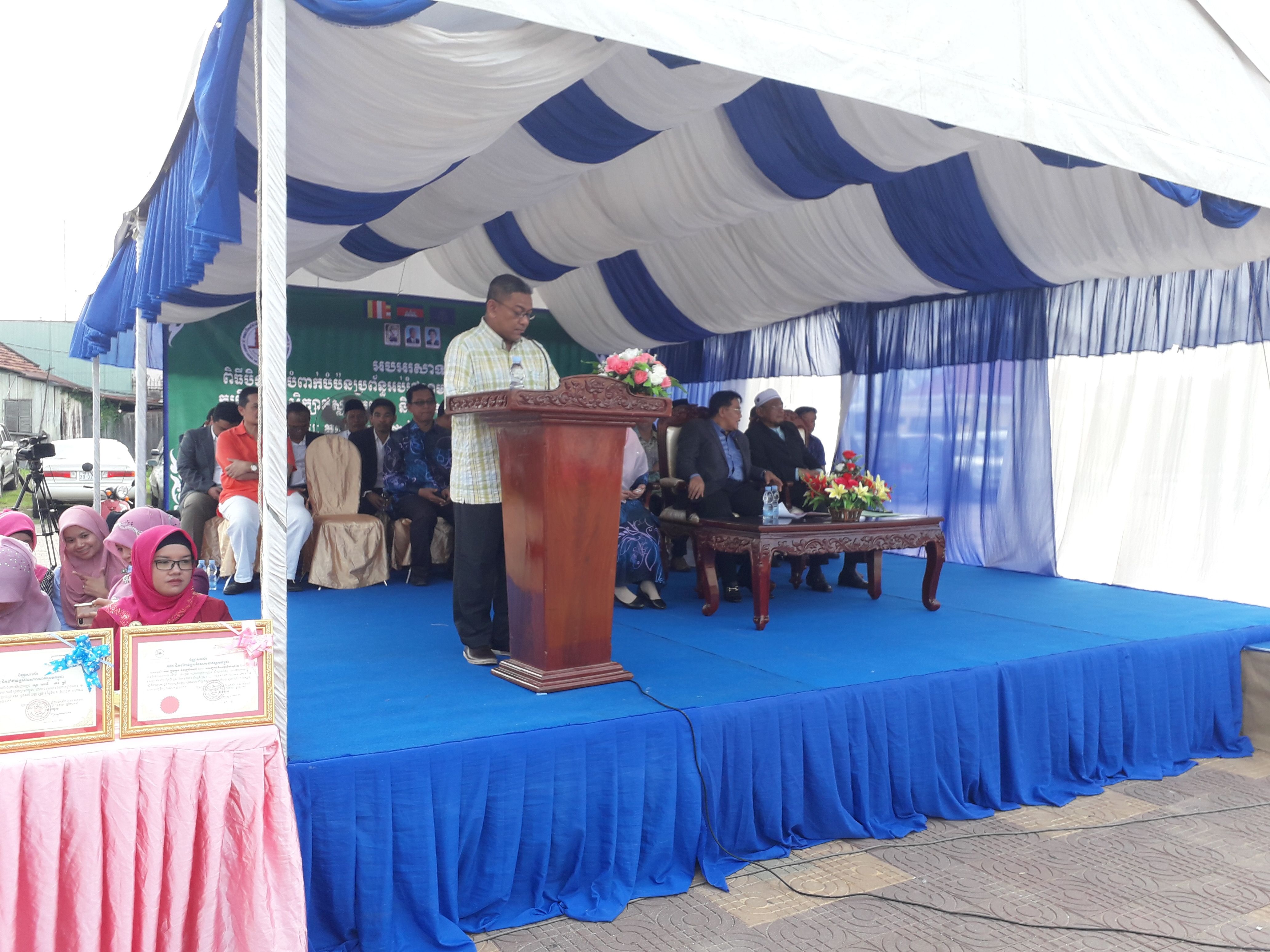 PKNS sumbang RM223,630 untuk pembangunan pendidikan Islam Kemboja