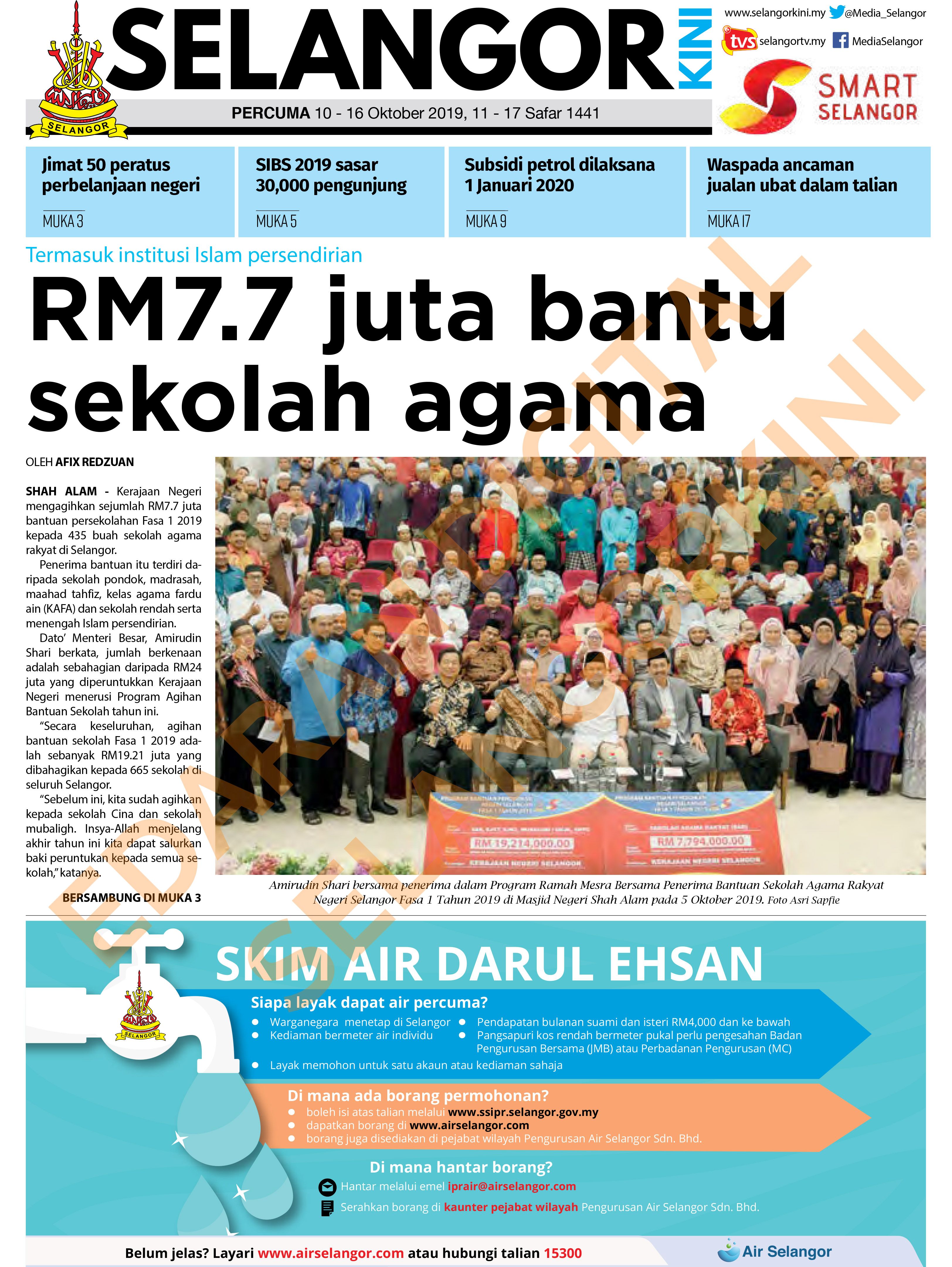 SelangorKini 10 - 16 Oktober 2019