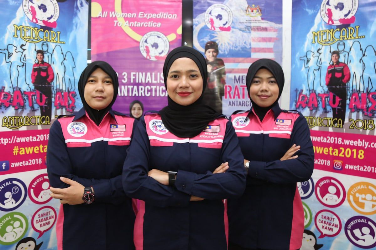 Tiga Ratu Ais bawa cabaran takluk Antartika