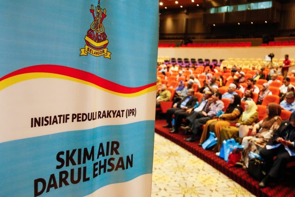 MB: Recipients of Selangor’s new water scheme will be known March 2020
