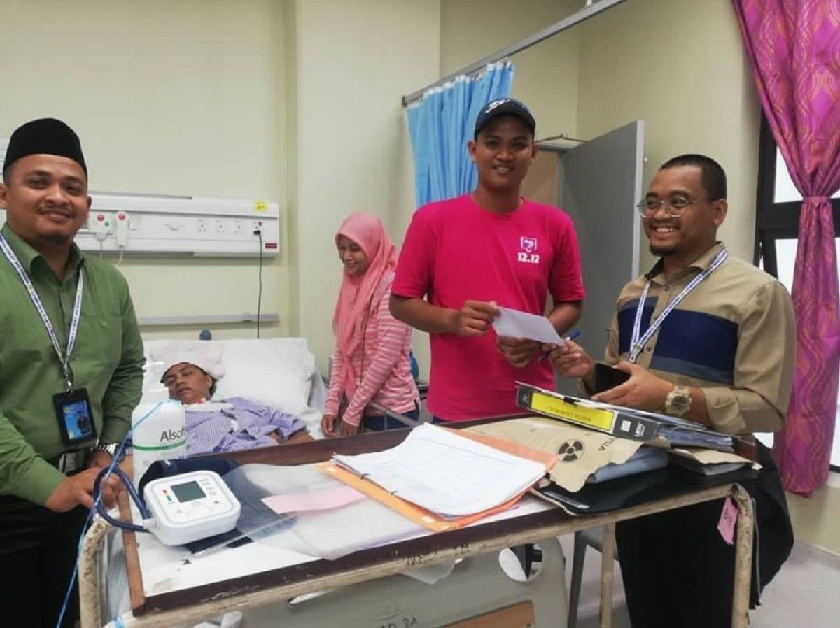 LZS bantu wanita terlantar akibat kemalangan