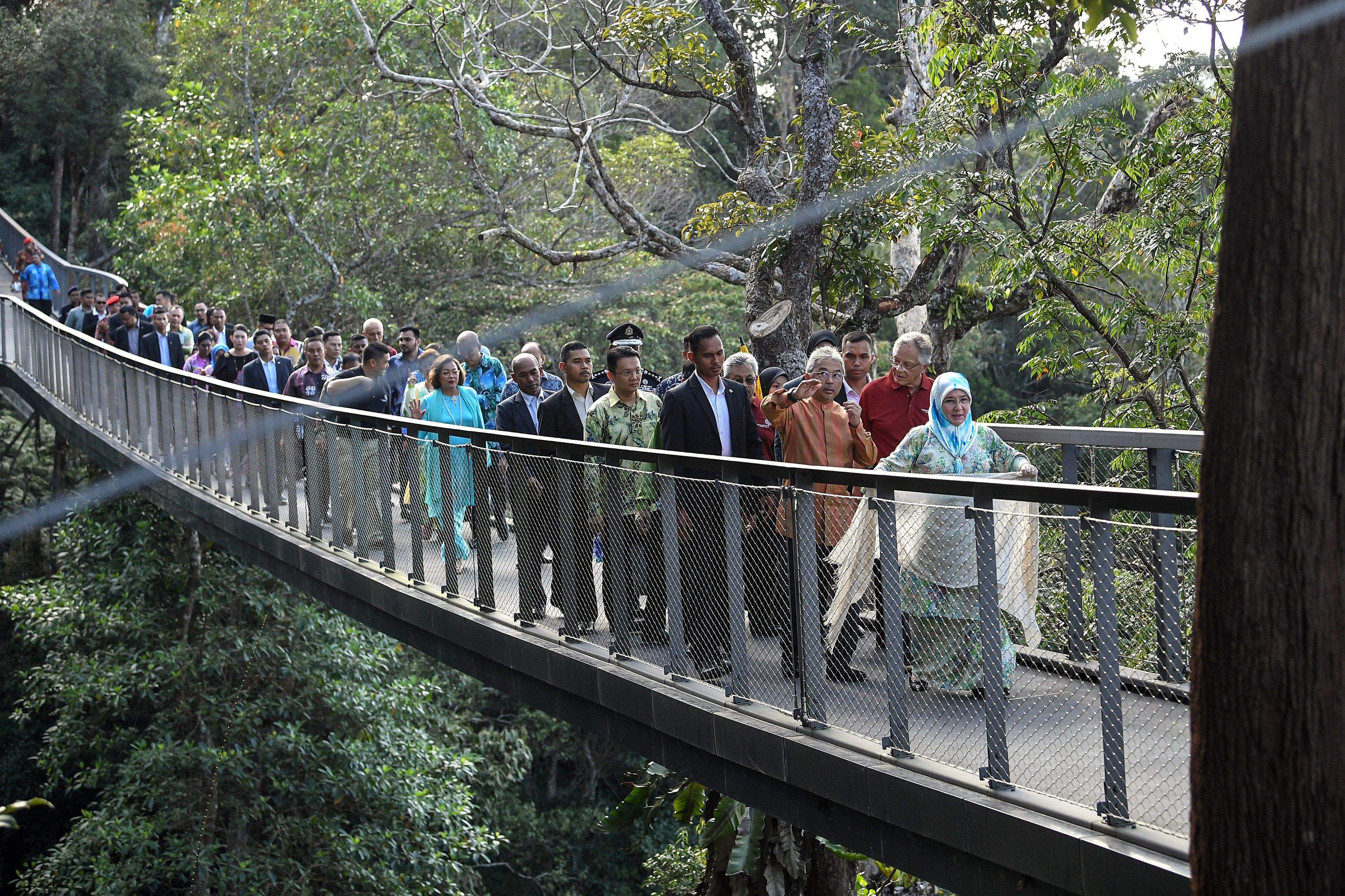 Agong dan Permaisuri berkunjung ke The Habitat