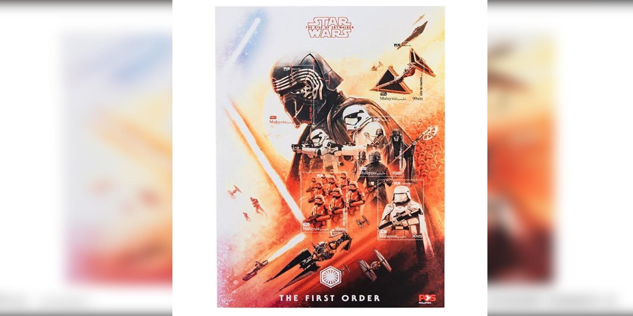 Pos Malaysia lancar setem edisi khas 'Star Wars'