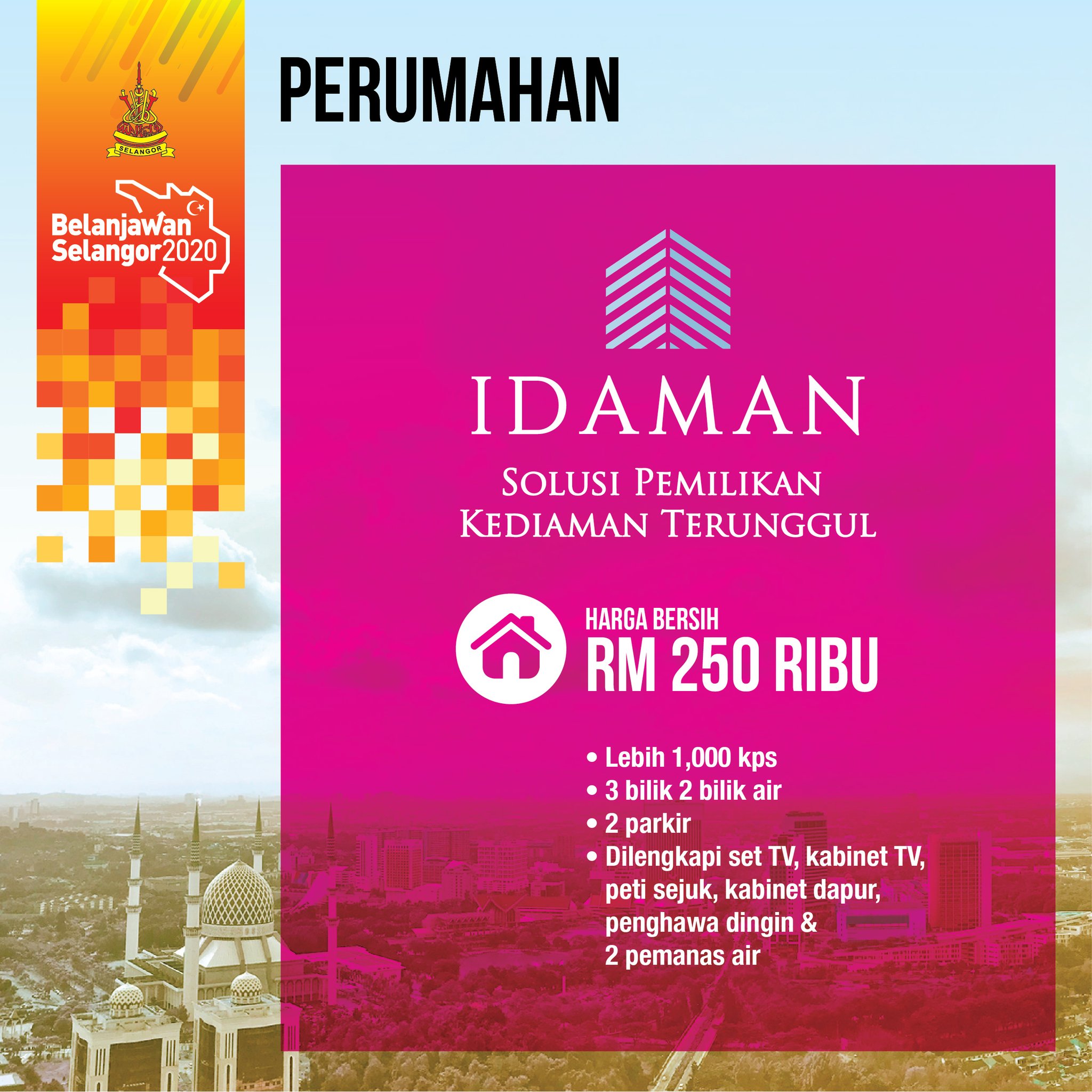 MB: Rumah Selangorku Idaman Kajang siap hujung tahun
