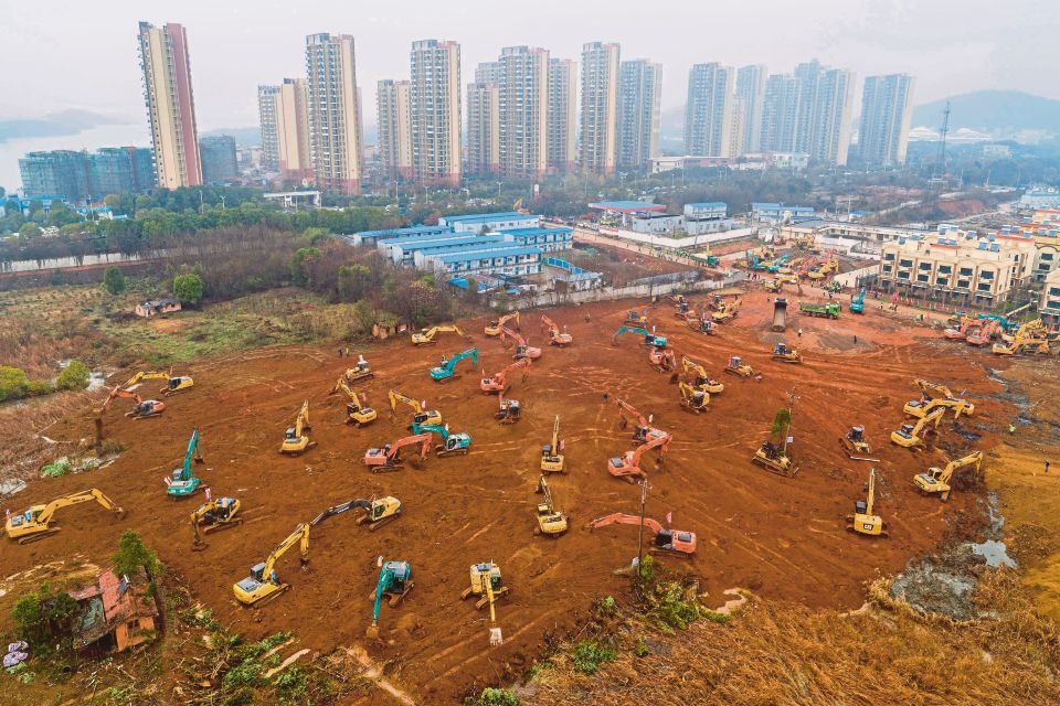 China bina hospital baharu dalam masa 10 hari tangani koronavirus