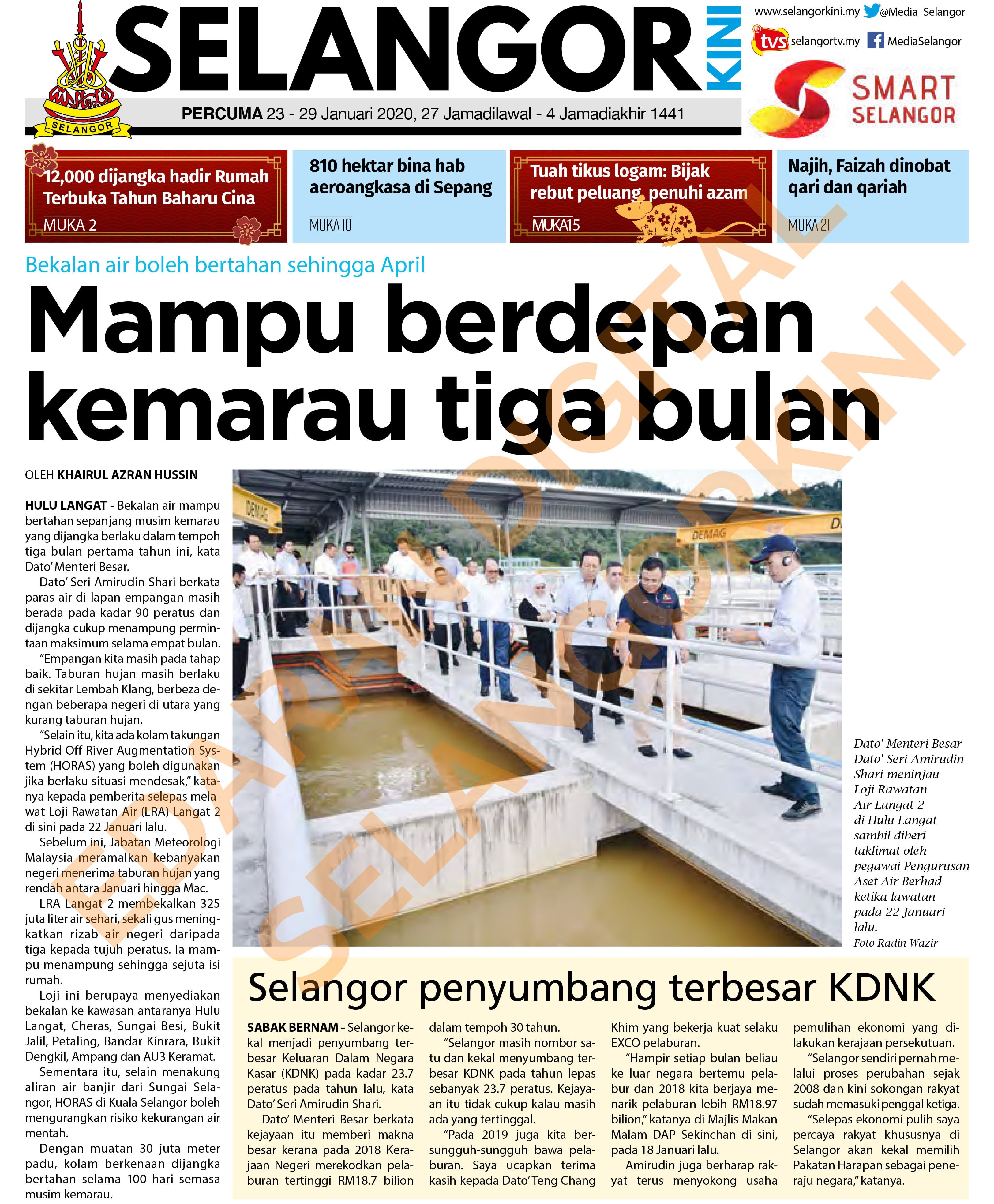 SelangorKini 23 - 29 Januari 2020