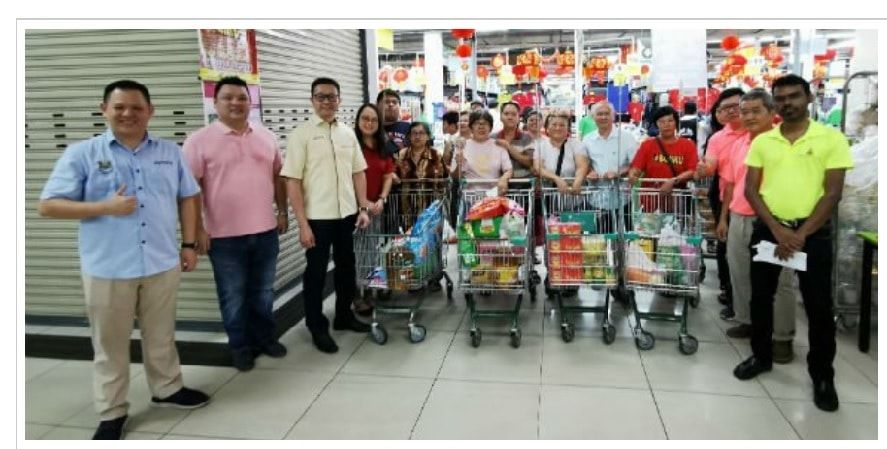 雪政府派新春购物劵  巴生新城950人办年货 