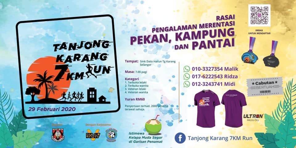 Peserta larian Tanjong Karang bakal dijamu kelapa muda