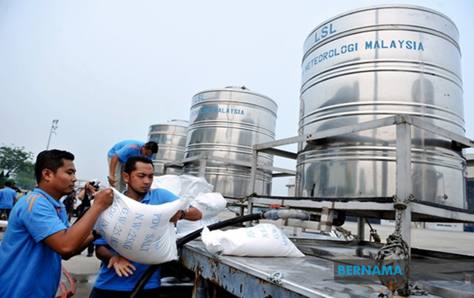 Operasi pembenihan awan di Kedah dan Pulau Pinang