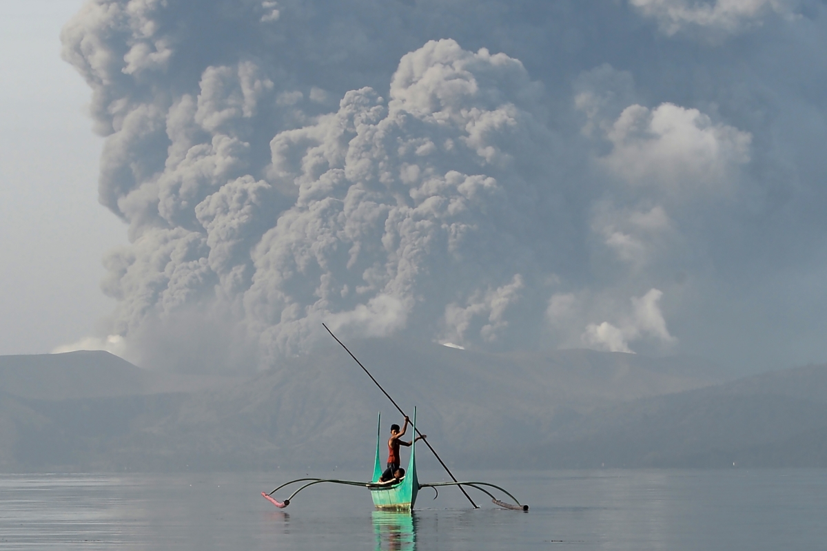 Philippines raises volcano alert level at southeast of Manila