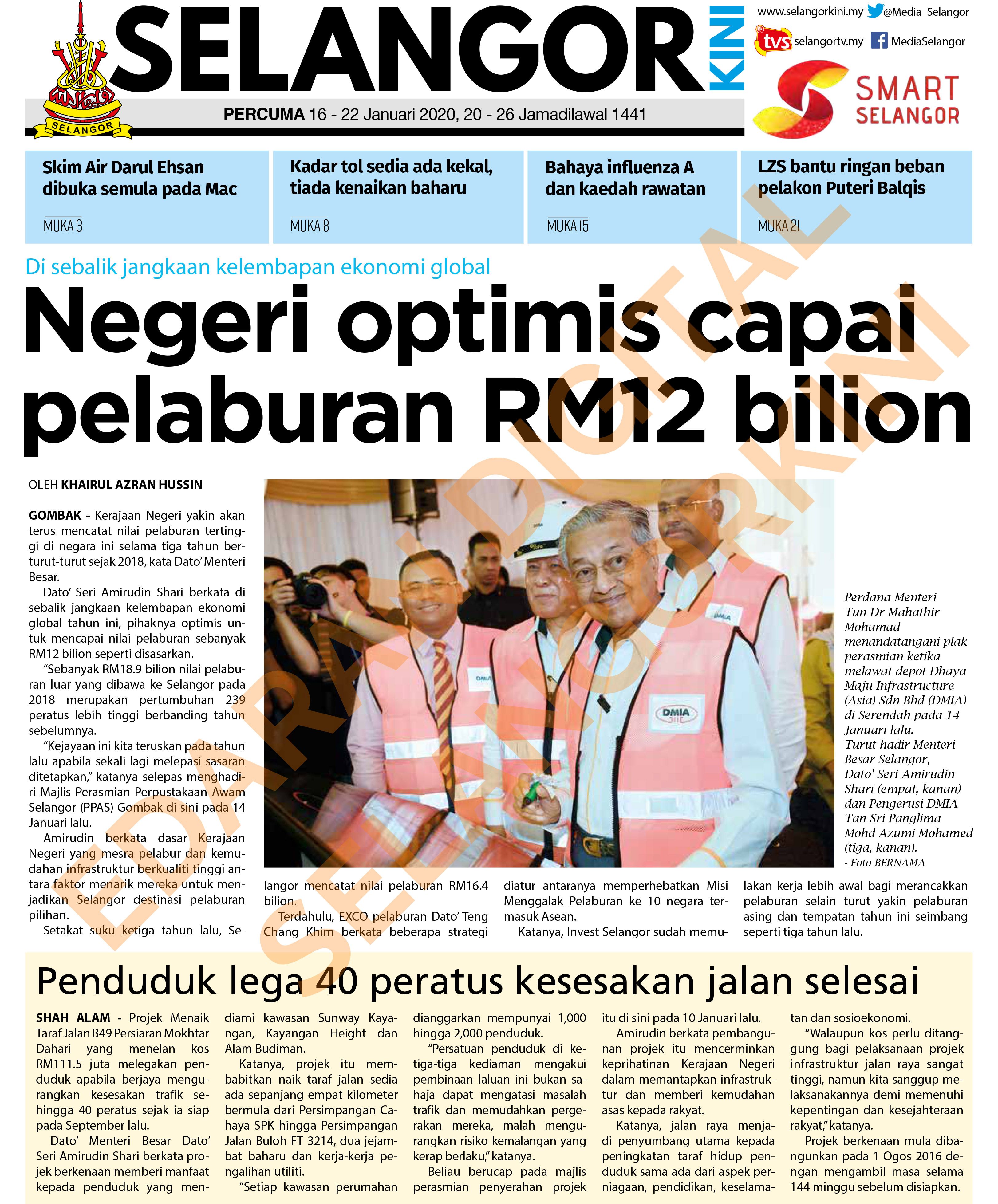 SelangorKini 16 - 22 Januari 2020