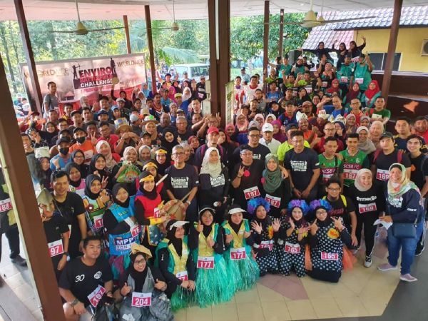 200 sertai 'Enviro Battlefield Challenge 2020' di Taman Botani