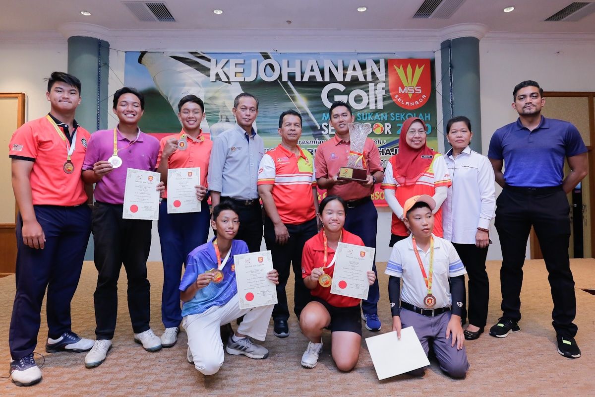 Petaling Utama juara Kejohanan Golf MSS Selangor 2020