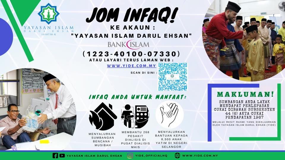 YIDE giat cari dana bina kompleks anak yatim Pulau Indah