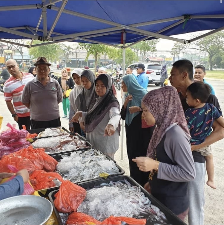 1,000kg ikan murah habis dijual dalam dua jam