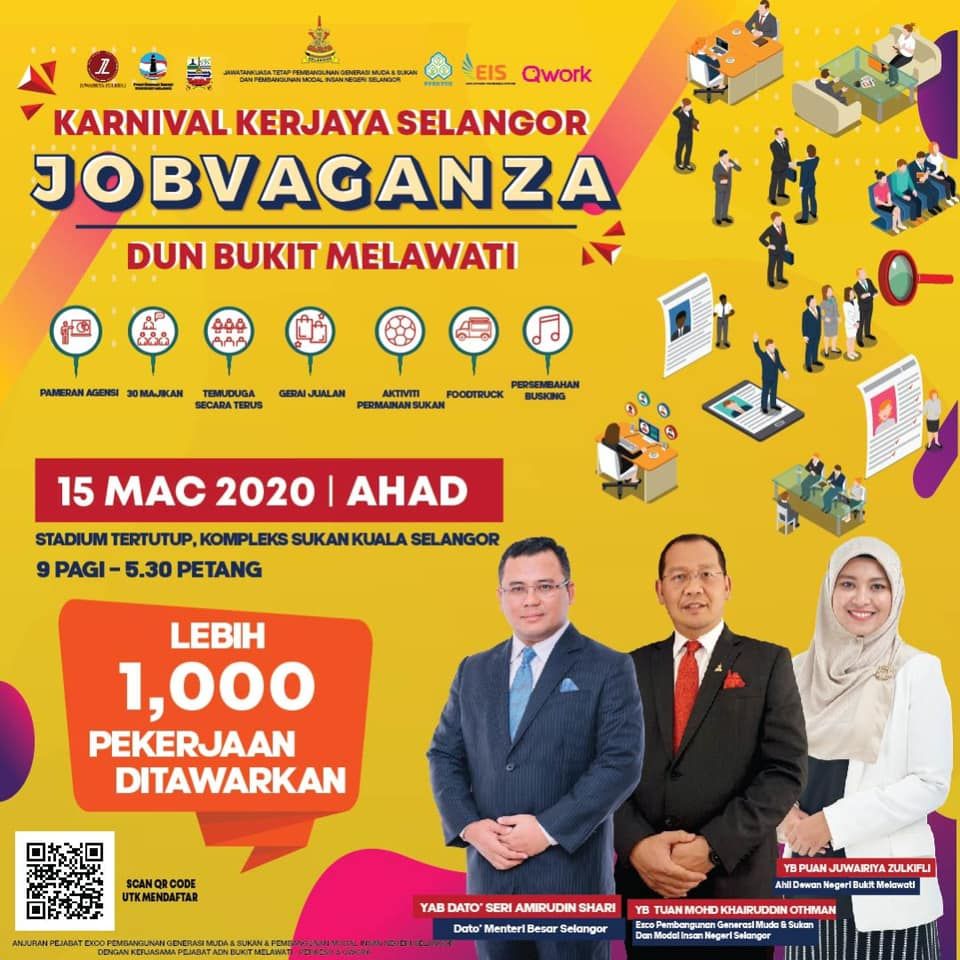 Job Vaganza 2020 tawar lebih 1,000 peluang kerja