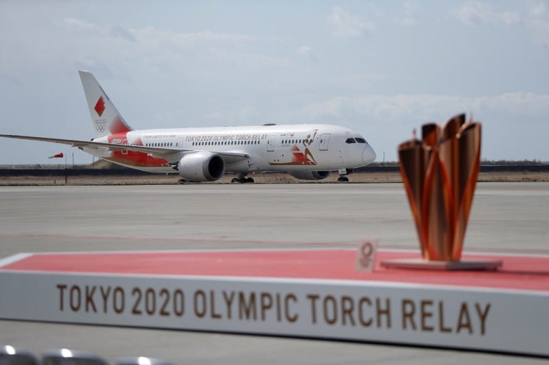 Olympic flame arrives in Japan amid worries over Covid-19 impact