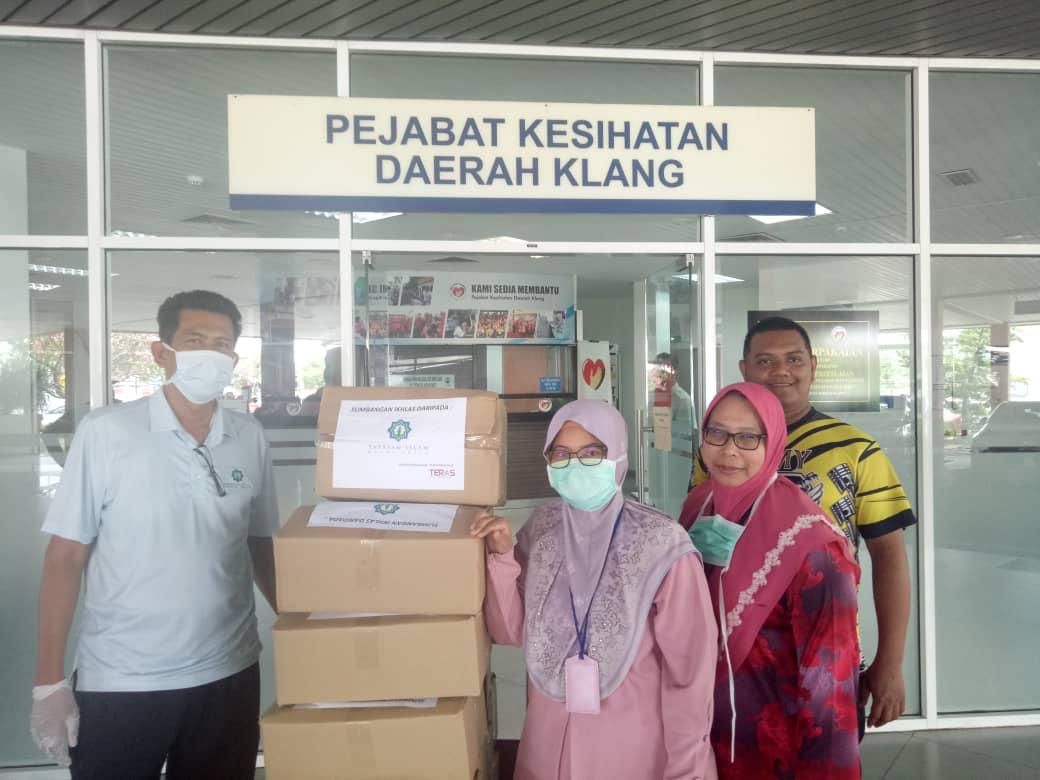 Yide agih barang keperluan makanan kepada keluarga pesakit Covid-19