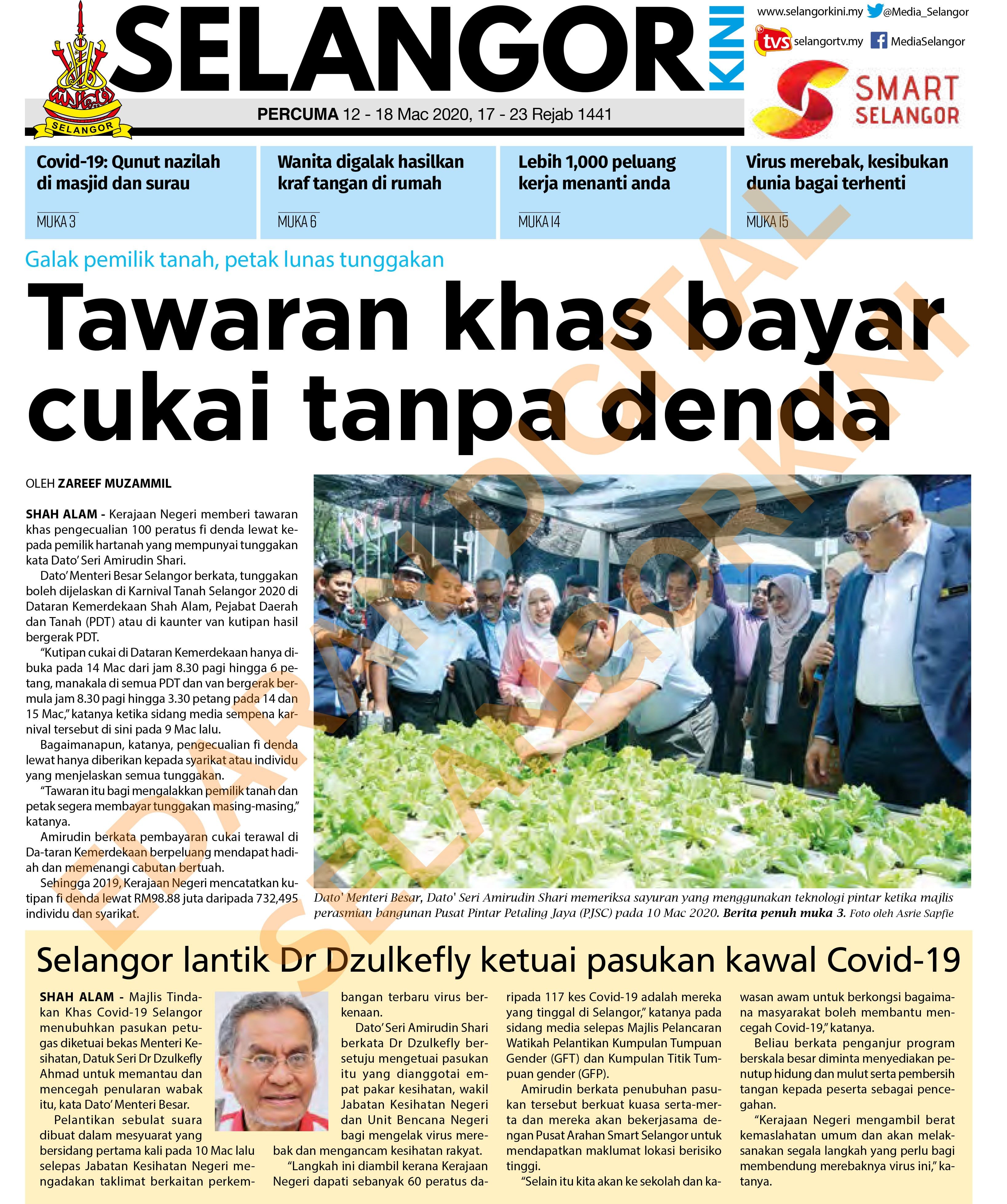 SelangorKini 12 - 18 Mac 2020