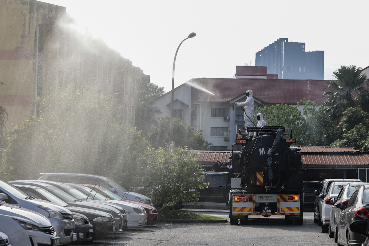 Disinfection operation intensified nationwide