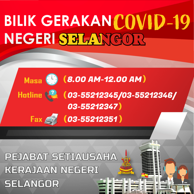 SUK Selangor buka Bilik Gerakan Covid-19