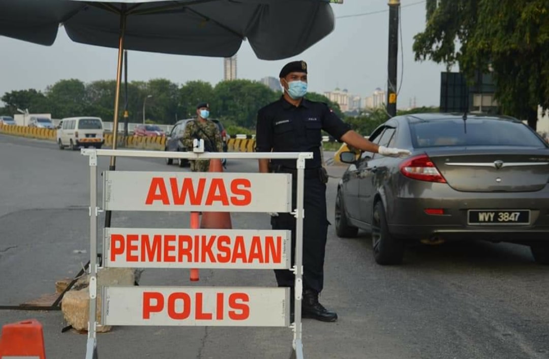 Senyum, ucap terima kasih tanda sokongan kepada petugas
