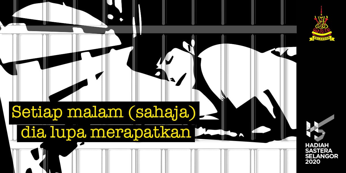 Setiap malam (sahaja) dia lupa merapatkan