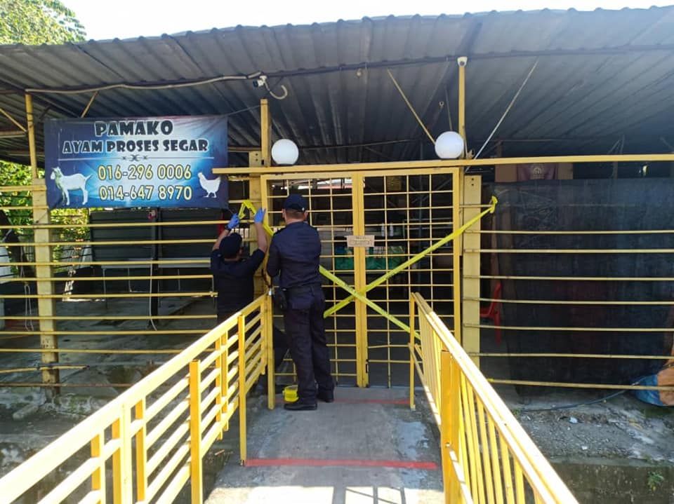 巴生市会查封3非法宰鸡场