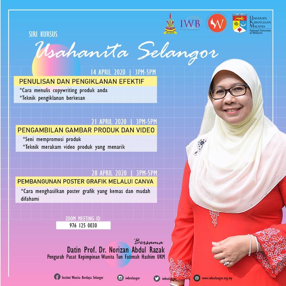 Lapan siri kursus dalam talian, IWB sasar lahir ribuan e-usahawan 