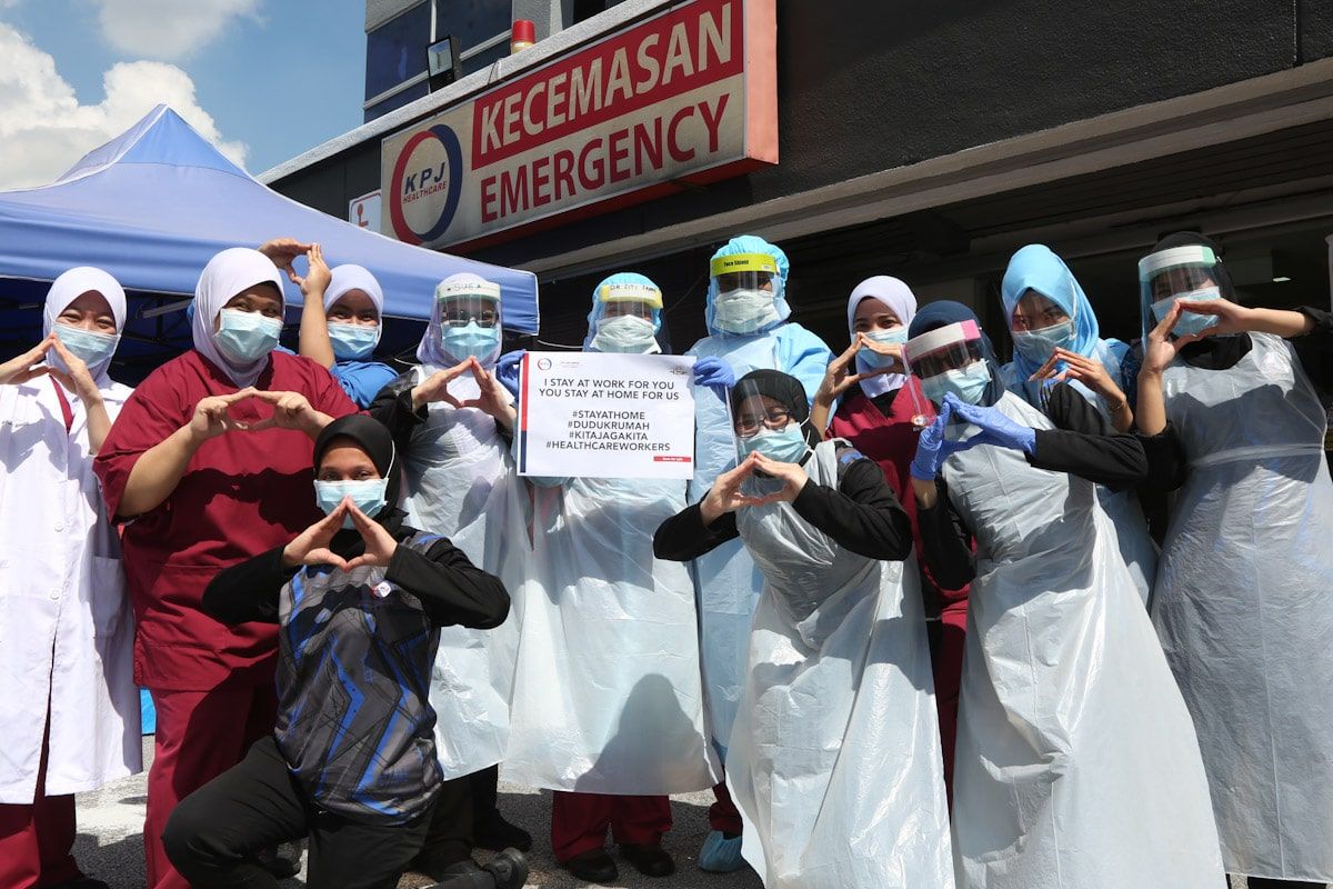 Kes Covid-19 di Malaysia masih mendatar