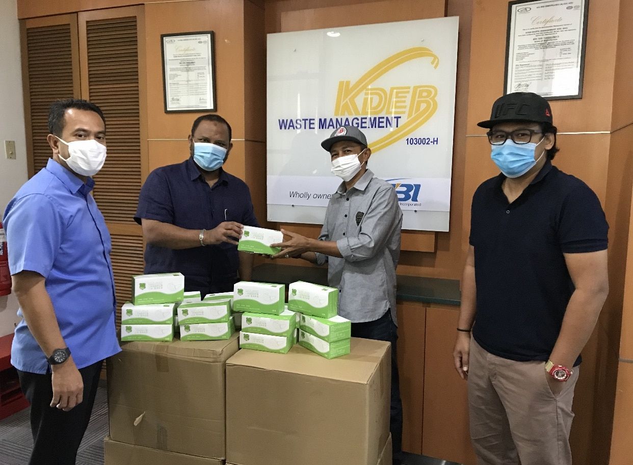 70,000 penutup hidung, mulut untuk petugas kutipan sampah