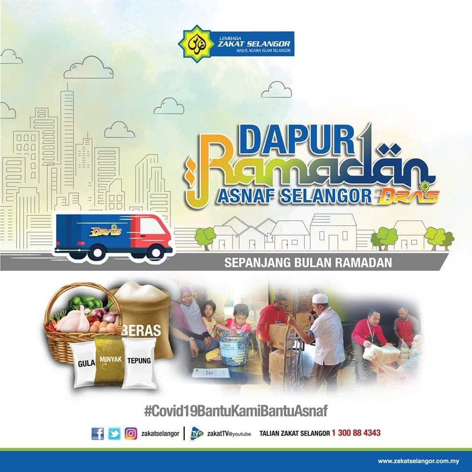 Dapur Ramadan Asnaf Selangor bantu fakir, miskin ketika puasa