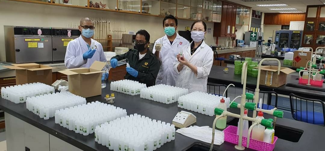 UiTM hasilkan 1,200 botol cecair pembasmi kuman 