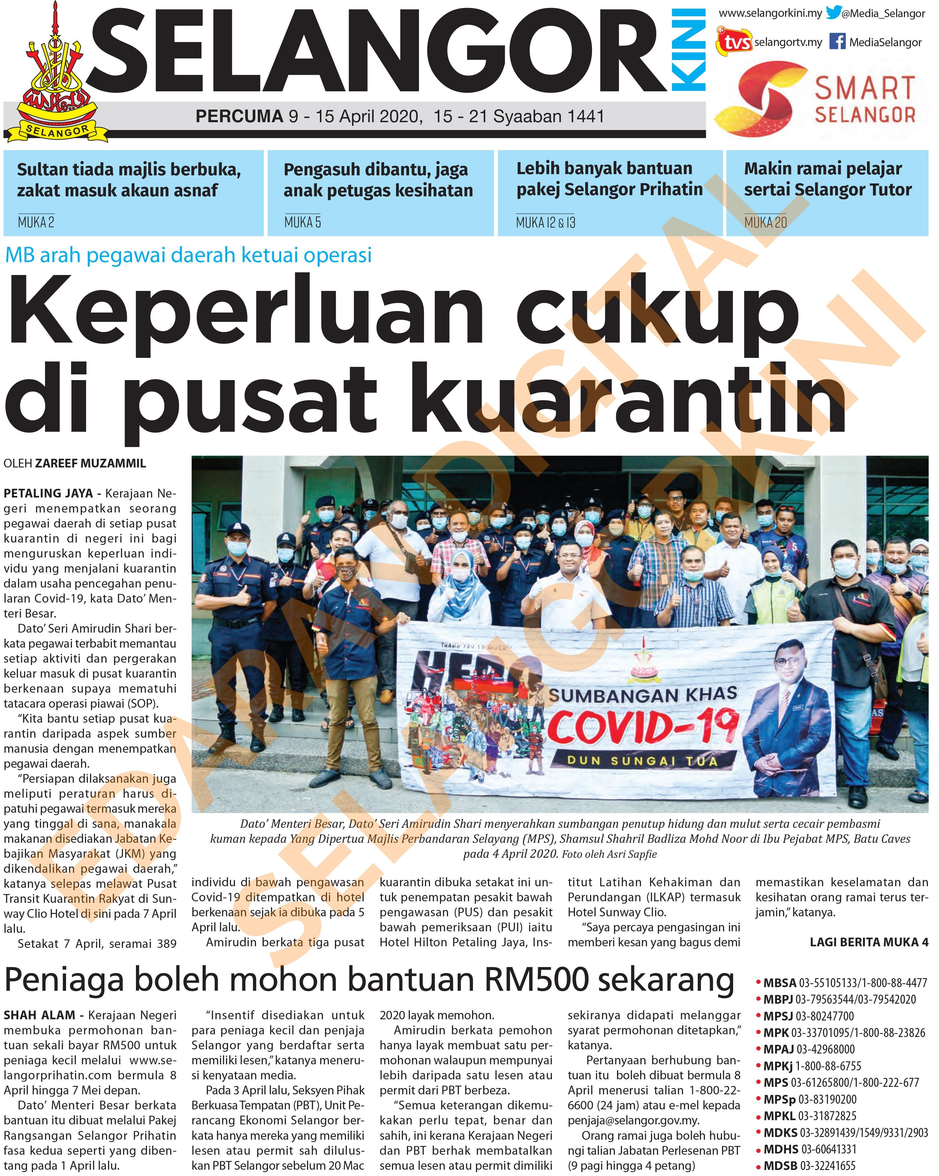 SelangorKini 9 - 15 April 2020