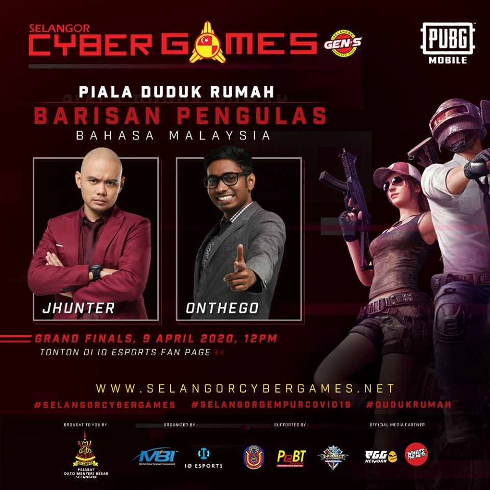 Pengulas terbaik serikan aksi akhir kejohanan siber Piala Duduk Rumah