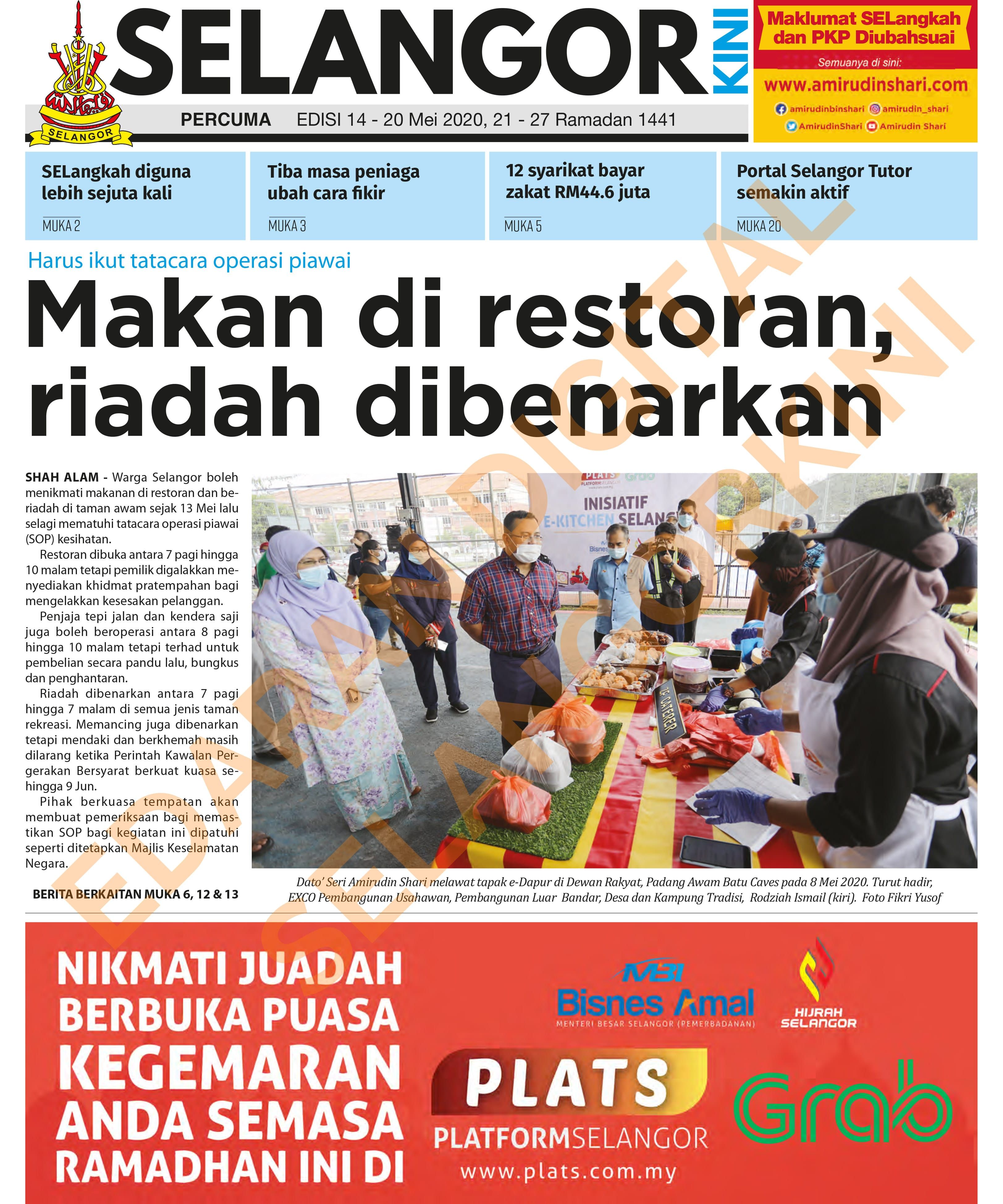 SelangorKini 14 - 20 Mei 2020