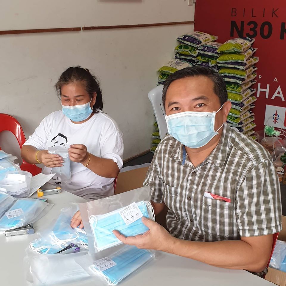 金銮服务中心再派口罩  黄思汉：优先供中下阶层