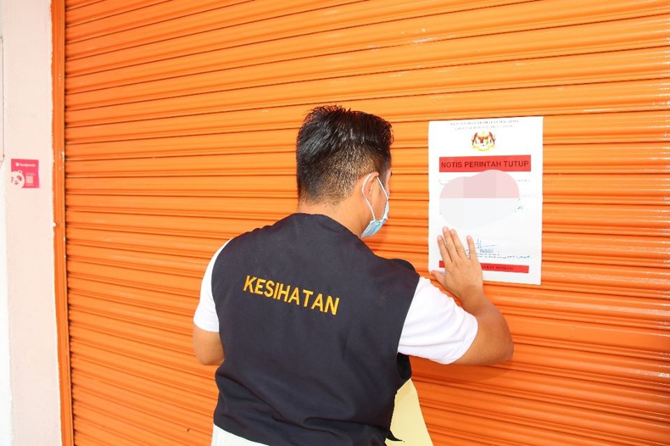 Tiga restoran kotor di Banting Baru diarah tutup