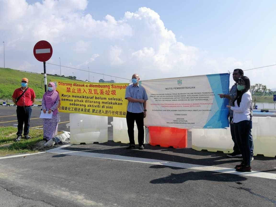 锡米山湖景公园未开放  民众擅闯可罚2000！